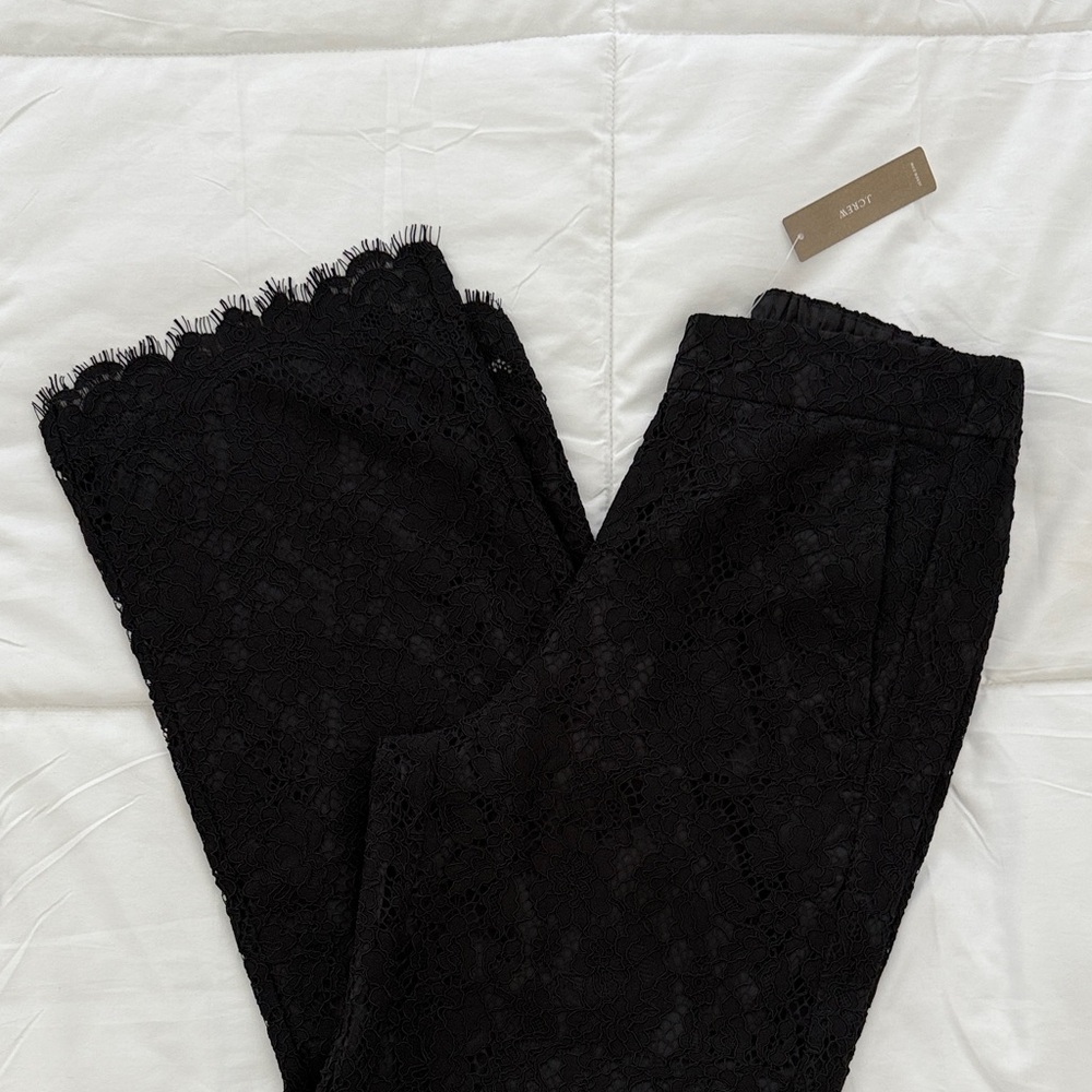 “J. CREW” Hi-Rise Pull On Peyton Lace Pants - Picture 4 of 5